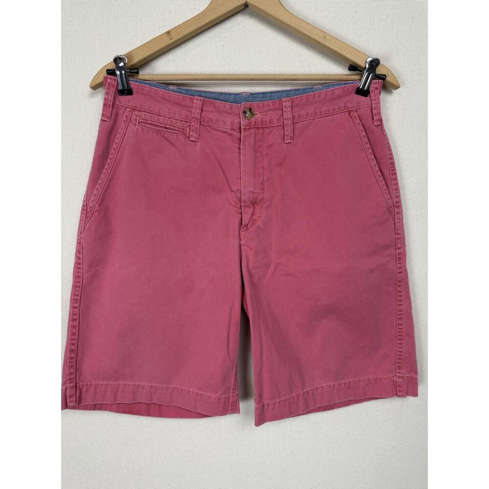 Men's Polo Ralph Lauren Chino Shorts 32W 9"L Pink Classic Beach Preppy Casual